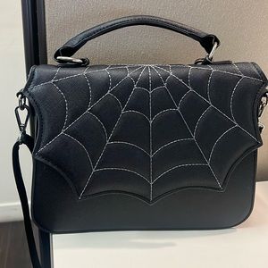 Spider web crossbody
